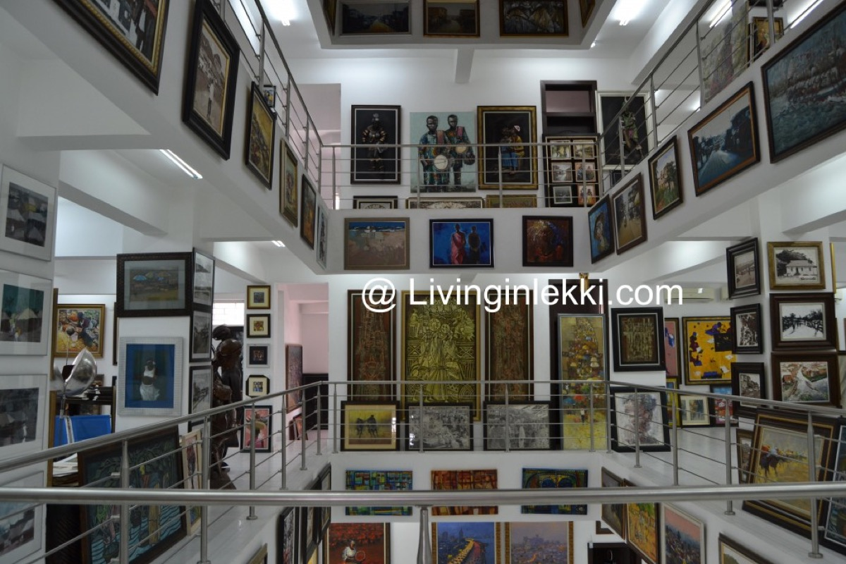 Nigerian artworks at Nike Art Gallery Lekki Phase 1 Lagos